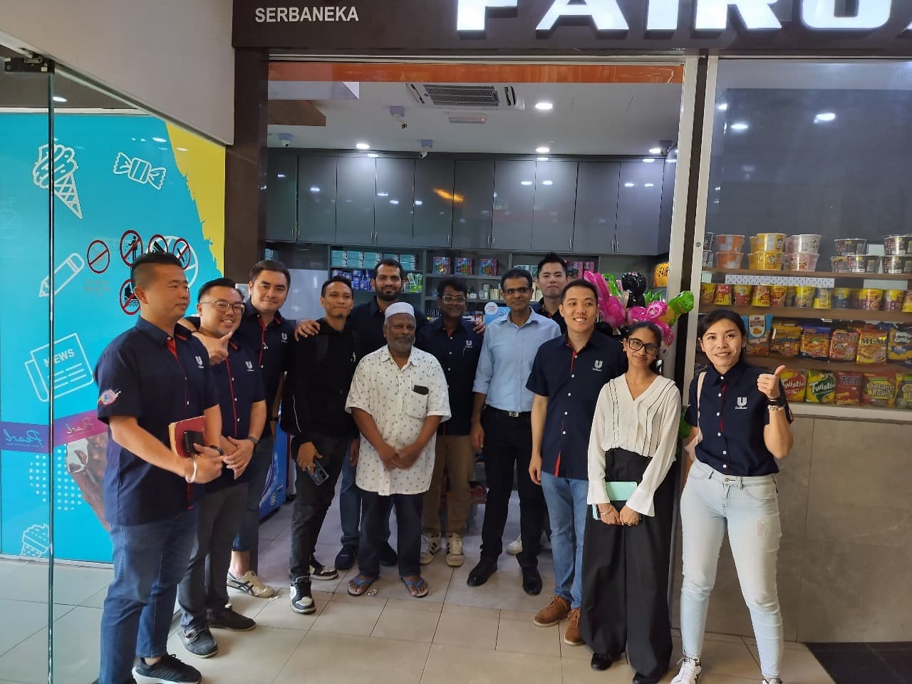 Field visit with Unilever team at a general trade store