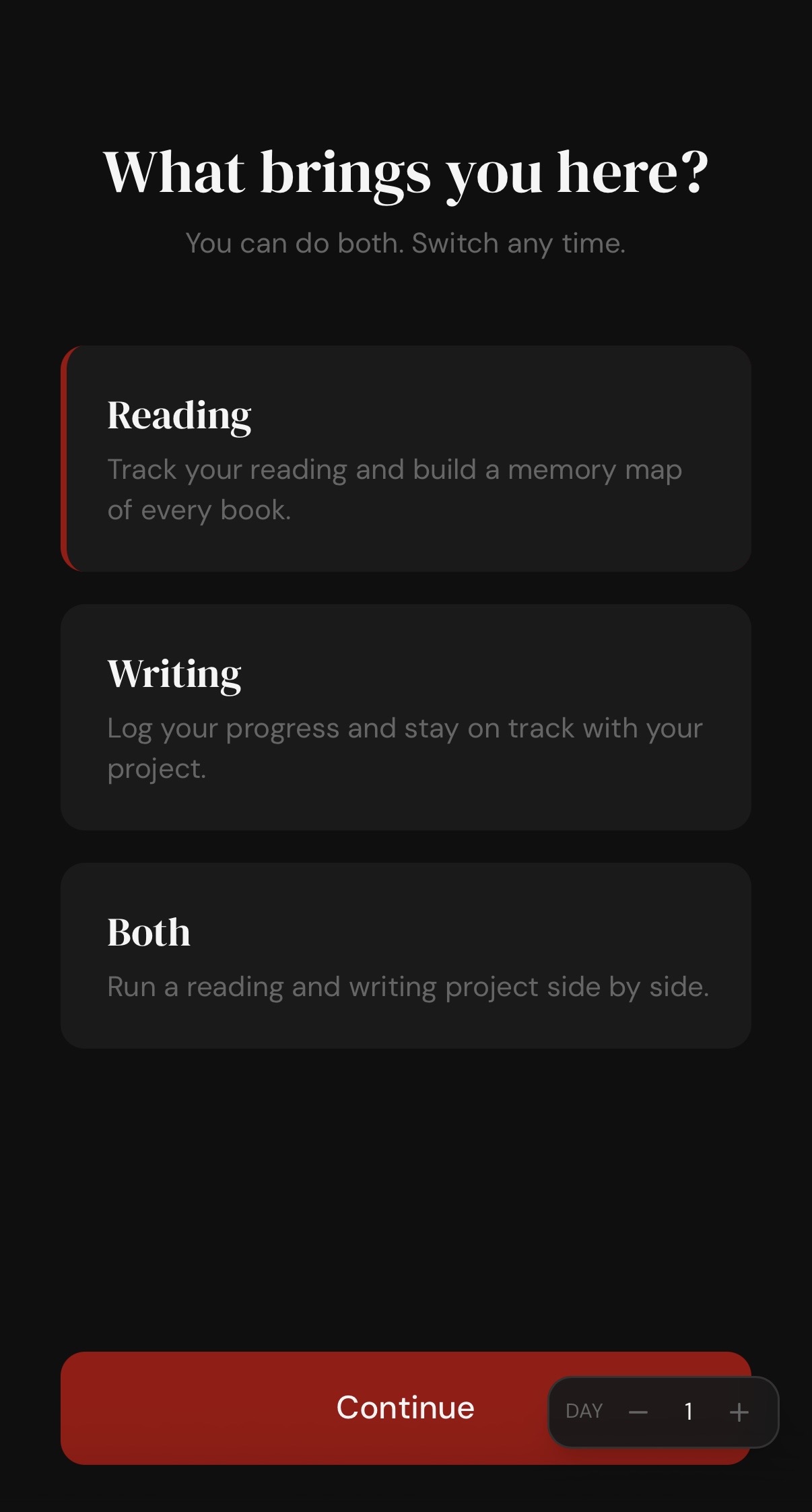 LineByLine onboarding